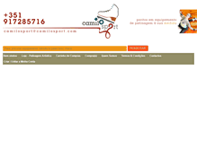 Tablet Screenshot of camilosport.com